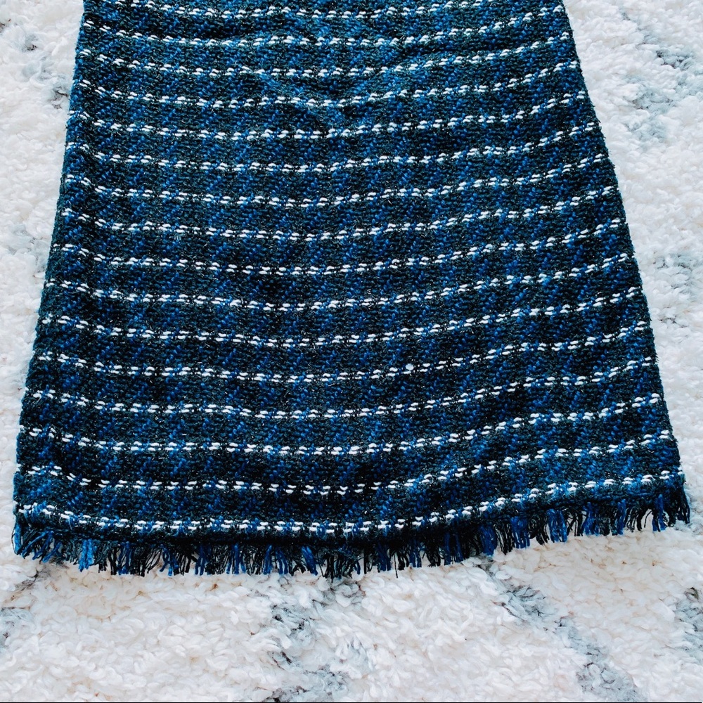 Ann Taylor Factory Shimmer Tweed Fringe Dress - Picture 4 of 7